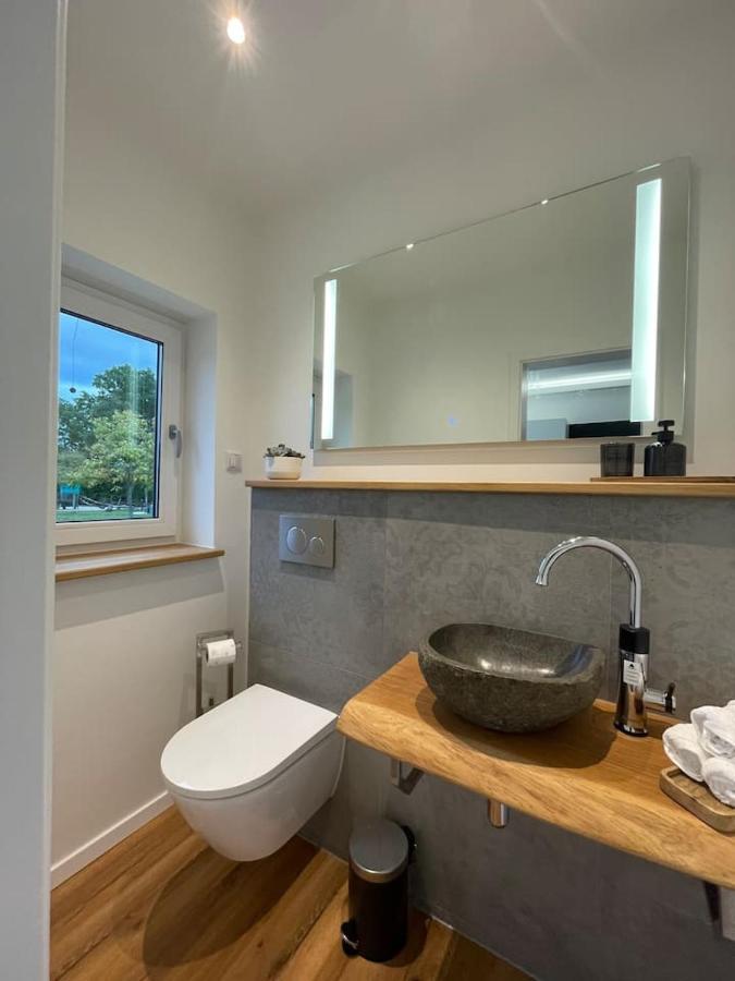Alte Zahnstation Laussnitz Villa Bagian luar foto